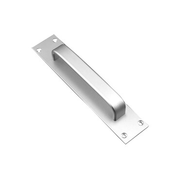 推拉门明装拉手移门把手铝合金防火门通道门防盗门卫生间把手 带底板