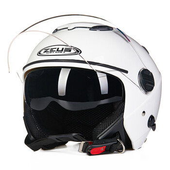 中国台湾瑞狮头盔摩托车头盔瑞狮zeus摩托车头盔双镜片半盔zs202fb