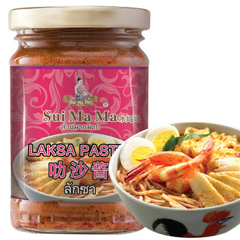 【全球直采】水妈妈泰国原装进口叻沙酱200g 叻沙汤 叻沙面 烹饪作料