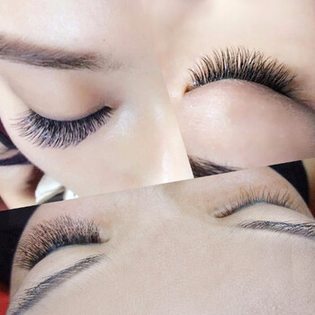 嫁接睫自己种植假睫毛单簇山茶花自然素颜卷翘浓密仿水貂毛