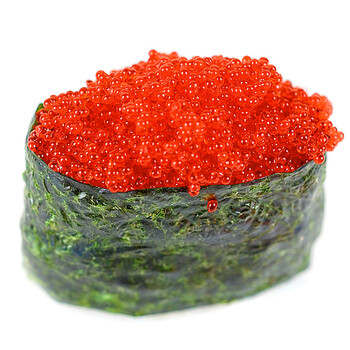 海购时代 珍味鱼子酱冷冻调味飞鱼籽 400g 盒 浅绿