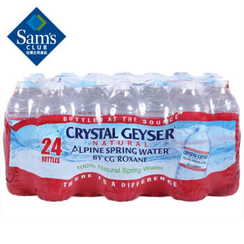 Crystal Geyser 美国进口饮用天然矿泉水500ml 24支整箱装纯净水饮用水 图片价格品牌报价 京东