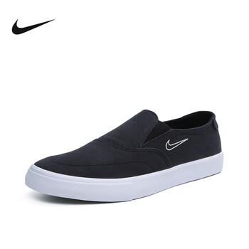 nike耐克男鞋2018新款帆布一脚蹬滑板休闲鞋ah3364 ah3364-001 43