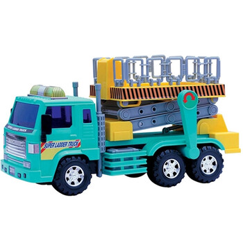 耐摔益智早教儿童惯性玩具车工程车挖掘机清障