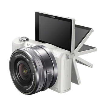 索尼（SONY）ILCE-5000Y APS-C双镜头超长焦段微单套机 白色（2010万有效像素 16-50/55-210 a5000/α5000）
