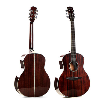 mos guitar 莫斯吉他 民谣吉他 36寸吉他非洲桃花芯原木面单a12吉他