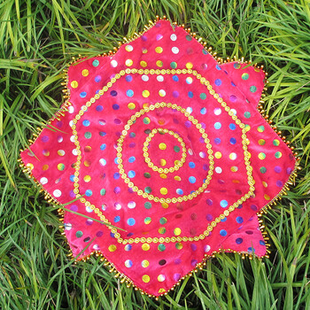 舞蹈手绢花成人加厚八角巾考级专用二人转表演手绢花秧歌手帕hx [成人