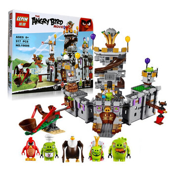 DHA愤怒的小鸟弹射弹弓人仔猪王城堡猪城毁