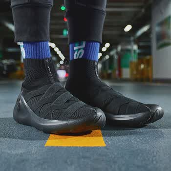 李宁篮球鞋男鞋2018新款悟道r黑武士轻便防滑高帮休闲袜子鞋秋季运动