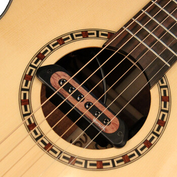 民谣吉他音孔吉他拾音器原声吉他免开孔磁感vs-9拾音器