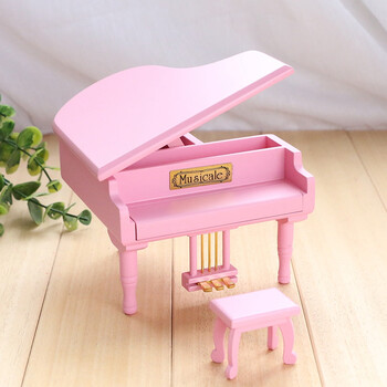 情人节礼物 三角钢琴-金属脚踏(粉色)