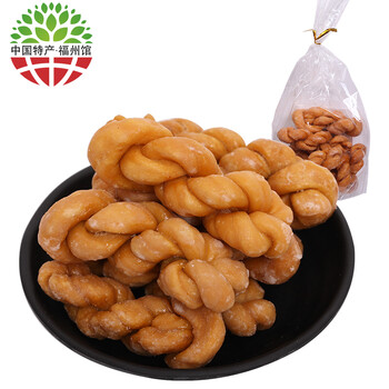 百饼园 【福州馆】零食大礼包 饼干糕点礼盒 小麻条95g