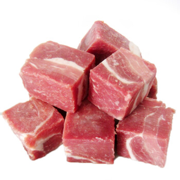 肉知味 内蒙古羊肉块500g/份 羊腿肉切块 原切非腌制
