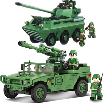 卫乐积木白雪公主系列军事系列男生女生拼插玩