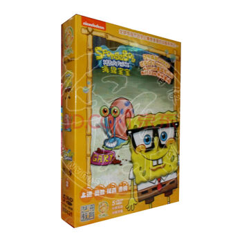 海绵宝宝 第八季2 下部 5DVD 高清动画光盘 中