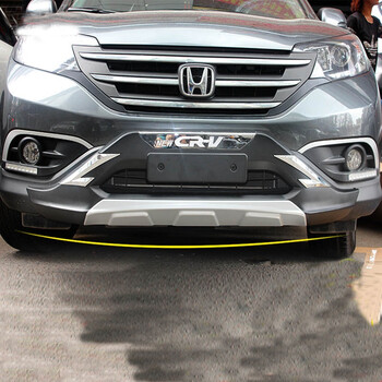 富屯适用于12款crv保险杠09-11年东风本田crv前后杠护杠2015年crv改装