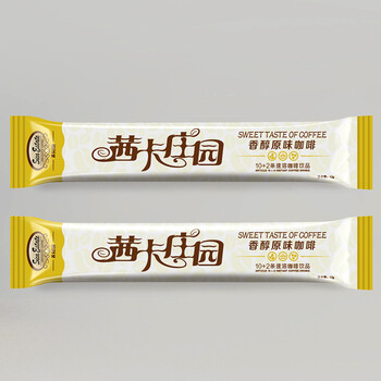 茜卡庄园 速溶咖啡 三合一特浓 醇香原味 1条13g