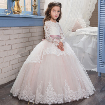2016秋冬季公主裙女童礼服裙儿童婚纱裙