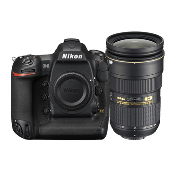 尼康（Nikon）D5单反相机搭配尼康镜头 AF-S 24-70mm f/2.8G镜头 CF版本