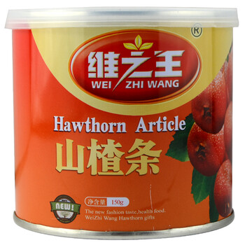 维之王山西特产 维之王 山楂条 150g/罐