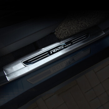 立始 荣威rx5门槛条迎宾踏板 rx5不锈钢内外置门槛条汽车门槛条保护板
