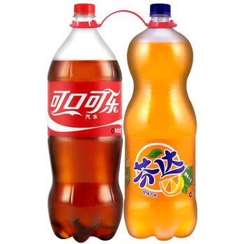 【可口可乐饮料】可口可乐 Coca-Cola 可口可乐2L+芬达橙味2L 饮料2瓶 组合装 可口可乐出品 新老包装随机发货【行情 报价 价格 ...
