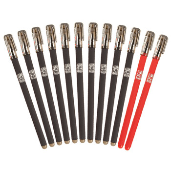 晨光（M&G）AGP17512考试全针管中性笔签字笔水笔0.5mm12支装 黑色