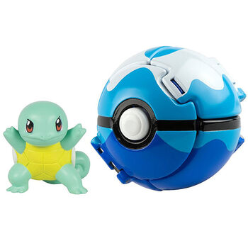 ucgo tomy 口袋妖怪神奇宝贝精灵球 儿童玩具 8cm 杰尼龟 潜水球_ 2