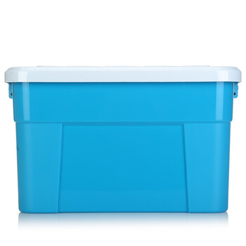 
                                        
                                        艾莱雅（ailaiya）塑料加固收纳百纳储物整理箱（大号）45L 超值2个装 蓝色 Z1252                