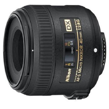 尼康（Nikon） AF-S DX 微距尼克尔 40mm f/2.8G 标准微距镜头 尼康镜头 微距/人像