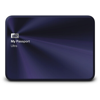 
                                        西部数据（WD）My Passport Ultra 金属版USB3.0 1TB 超便携移动硬盘 （宝石蓝）WDBTYH0010BBA                