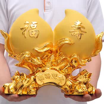 沙金寿桃摆件老年人生日礼物祝寿贺寿大寿过寿礼品工艺品装饰品 肖qh
