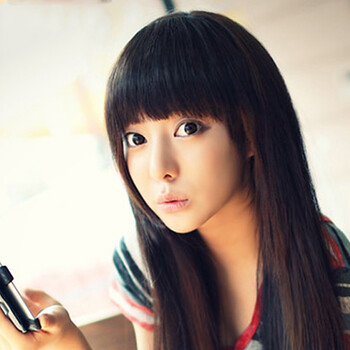 shangke 哑光丝带鬓角齐刘海假刘海发片 齐刘海刘海发假发 自然黑色