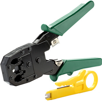 tonyon 水晶头多功能网线钳 三用压线钳电话钳压接钳子 接线钳网线钳