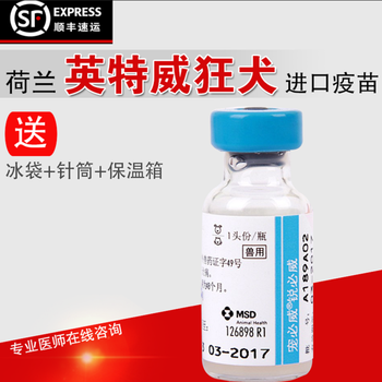 荷兰英特威 宠必威锐必威狂犬疫苗 进口疫苗送