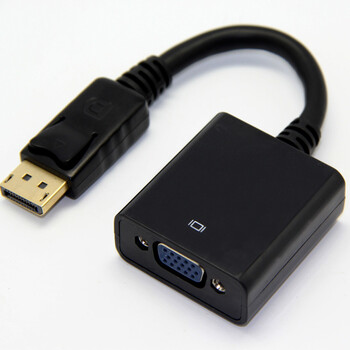 安普西蒙dp转vga转接线 电脑手机转电视转接头displayport转vga转换器