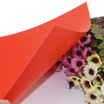 元浩a4 160g亮光红卡纸标准中国红红色铜版纸 贺卡纸 双面红 20张/包