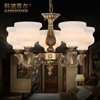 科波菲尔 欧式全铜灯 铜灯 餐厅卧室吊灯 MD9061-5 led3W暖白光