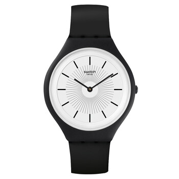 斯沃琪(swatch)手表 skin系列 石英男女表 skin酷黑svub100 _ 7折现价