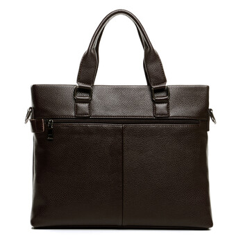 牧格mugar精品真皮男包商务手提包单肩包横款斜挎背包头层牛皮公文包