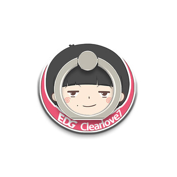 edg旗舰店 edg手机支架 队员nice卡通款手机环扣 clearlove