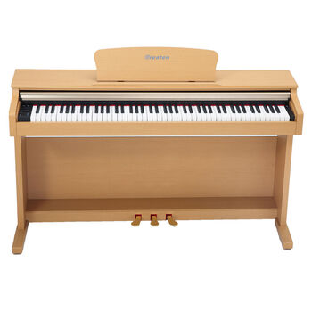 格瑞特电钢琴dk-100b智能88键重锤数码钢琴 香槟金