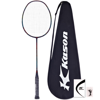 凯胜（KASON）超轻型5U羽毛球拍全碳素碳纤维单拍FeatherK210黑色（已穿线）