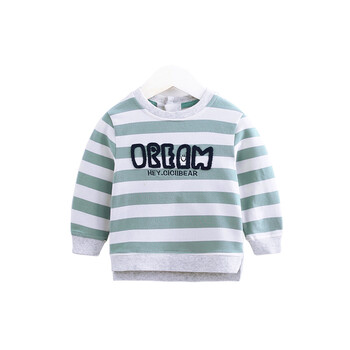 齐齐熊(ciciibear) 2017春装新款婴儿衣服条纹卡