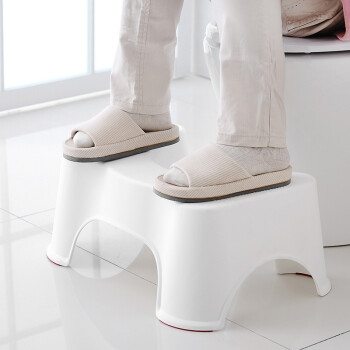 SP SAUCE日本马桶凳子垫脚凳厕所塑料加厚蹲便凳50*30.5*20.5cm