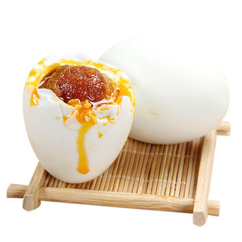 高邮湖宝牌咸鸭蛋 (熟) 真空家庭简装 盐蛋 腌蛋 麻鸭蛋 55克*4只