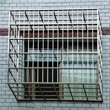 防盗窗 北京不锈钢儿童窗户防护栏 阳台护栏飘窗户护栏不锈钢防盗网