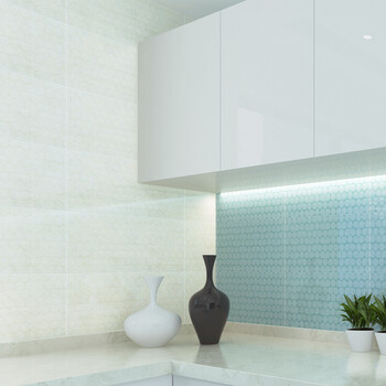 新中源卫生间瓷砖防水蓝色地中海花砖仿马赛克六角砖厨房墙砖防滑地砖厨卫地板砖磁砖釉面砖蓝色墙砖2e米黄300 600 图片价格品牌报价 京东