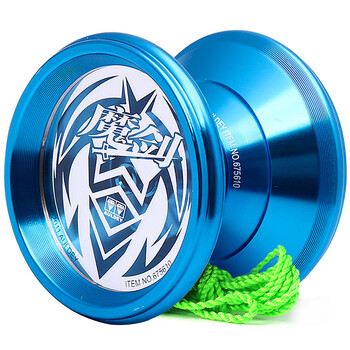 里悠悠球火力少年王 溜溜球yoyo男孩玩具户外运 高端版金属球-魔剑