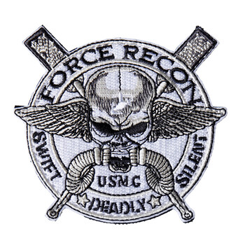 新款刺绣臂章魔术臂章魔术贴战术系列个性贴章肩章配饰 usmc-侦察兵